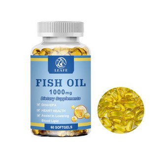Omega 3 1000mg Fish Oil Capsules Supplements